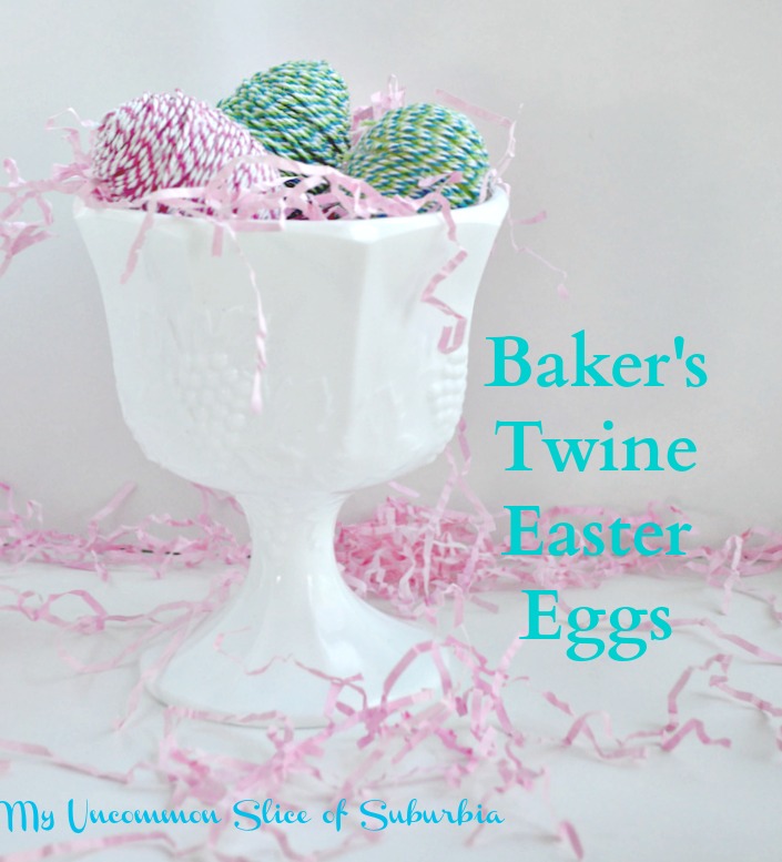 baker s twine easter eggs, crafts, easter decorations, seasonal holiday decor