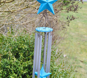 make your own wind chimes, crafts, mason jars, outdoor living, This wind chime is a great addition to our garden or would be a great gift