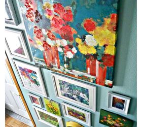 a beautiful art gallery wall, crafts, foyer, home decor, wall decor
