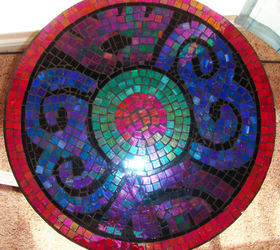 this is my first mosaic tile project being influenced and inspired by my mexican, crafts, Top view of table