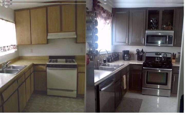 small kitchen budget remodel, home decor, home improvement, kitchen backsplash, kitchen design