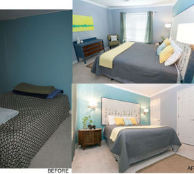 guest bedroom makeover the plan this makeover is very close to my heart i did it in, bedroom ideas, home decor, painting, Before After Pictures of the bedroom