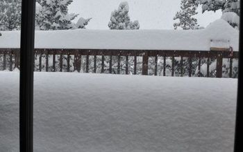 We woke to this ....24" or so and still dumping....Looks like the snow blower that has been sitting idle for the last