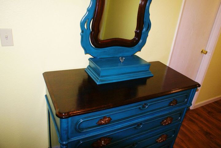 painted antique victorian dresser, painted furniture