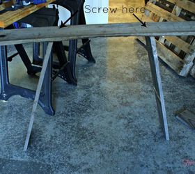 diy pallet entryway table tutorial, painted furniture, pallet