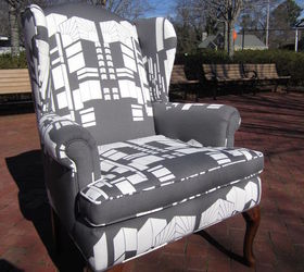 chairs redesigned, painted furniture, reupholster, window treatments, City 100 Cotton Designer fabric for that man cave or the window in your loft