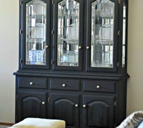 China Hutch Makeover With Miss Mustard Seed Milk Paint