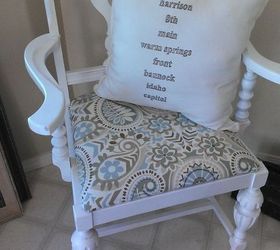 antique chair makeover, painted furniture