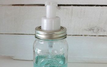 Dispensador de jabón espumoso en tarro de masón fácil de hacer