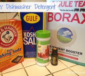 diy dishwasher detergent, cleaning tips, go green