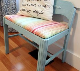 vanity chair update with annie sloan chalk paint, chalk paint, painted furniture