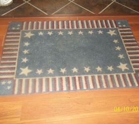 q how can i salvage a favorite throw rug, flooring, repurposing upcycling