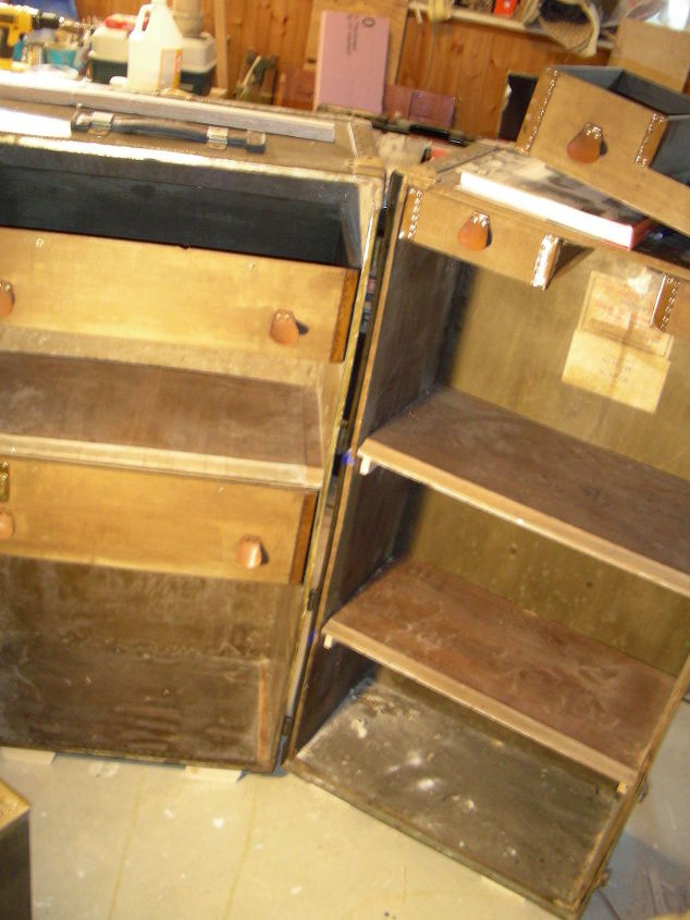 ba de armrio reciclado em estante estilo country