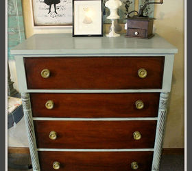 antique kindel dresser makeover and a welcome back, painted furniture