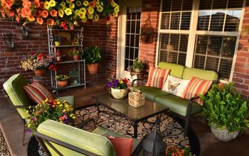 Our Colorful Spring Patio