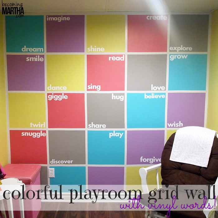 colorful playroom accent wall, entertainment rec rooms, paint colors, painting, wall decor