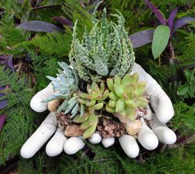 make these super easy concrete hand planters bowls in 20 minutes, concrete masonry, diy, gardening, how to, outdoor living, succulents
