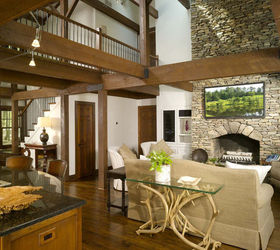 home has lodge feel, flooring, hardwood floors, home decor, living room ideas