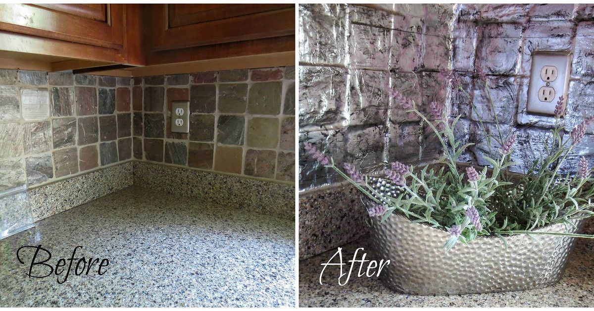 Cover an Ugly Tile Backsplash Hometalk Cover an Ugly Tile Backsplash Hometalk