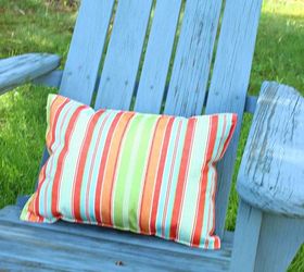 easy placemat pillow, crafts, outdoor furniture, outdoor living, painted furniture