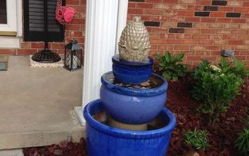 DIY  fountain for front landscape