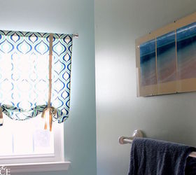 simple roman shade, bedroom ideas, crafts, home decor, reupholster, window treatments, windows