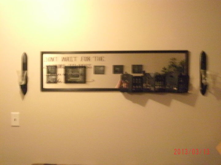 it was time to change the wall again, crafts, home decor, living room ideas, The poor boring previous wall