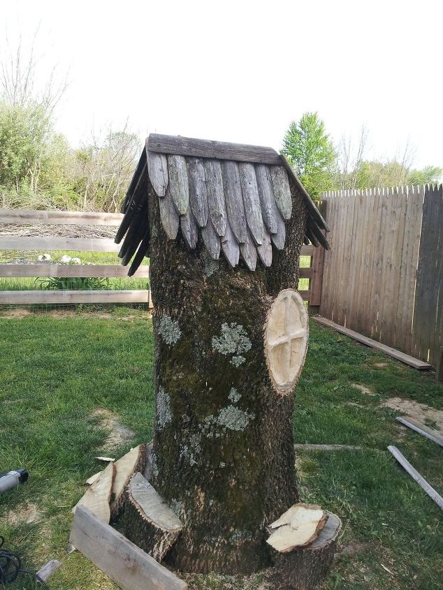repurposing a tree stump, gardening, landscape, repurposing upcycling