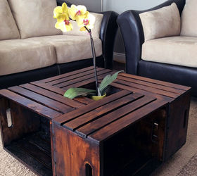 Attractive Diy Crate Coffee Table Part - 9: Diy Crate Coffee Table, Painted Furniture