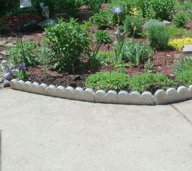 finishing touch with edging stones