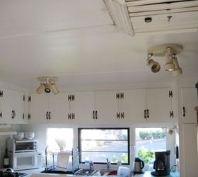 kitchen lighting a finishing touch to a mobile home renovation, home improvement, kitchen design, lighting, BEFORE