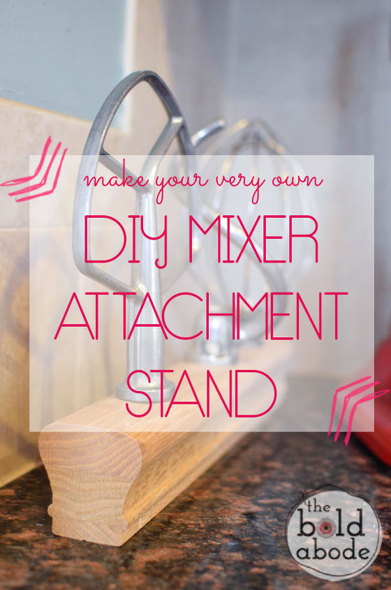diy mixer attachement stand, diy, how to, woodworking projects