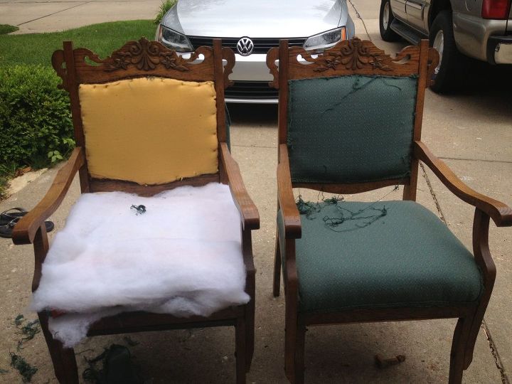 sillas antiguas revividas este proyecto fue ms de lo que esperaba, ANTES