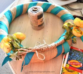 seed packet summer wreath tutorial, crafts, wreaths