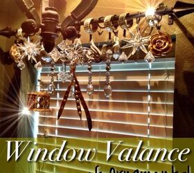 ornament window valance, home decor, window treatments, windows