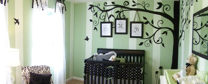 this is a nursery i painted for atlanta designer dawn kines in nashville tn, bedroom ideas, home decor, painted furniture