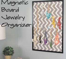 easy to make jewelry organizer, organizing