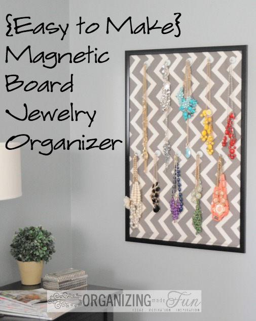 easy to make jewelry organizer, organizing
