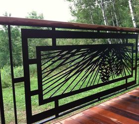 outstanding metal work for your deck, decks, fences, MAKE YOUR DECK LIKE NO OTHER