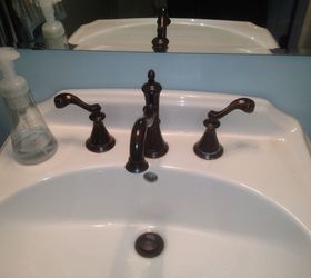 Faucet Handle Cleanup-Suggestions for Hardwater Deposits?