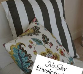 diy no sew envelope pillow tutorial, crafts, reupholster