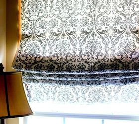 shades window no sew roman, diy, home decor, reupholster, window treatments