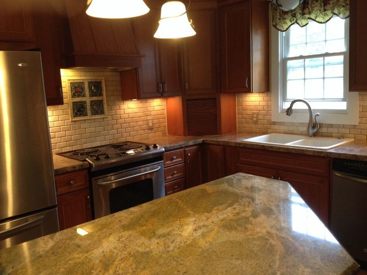 kitchen renovation backsplash tile, diy, kitchen backsplash, kitchen design, painting, tiling
