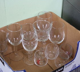 how could i use wine glasses in the garden
