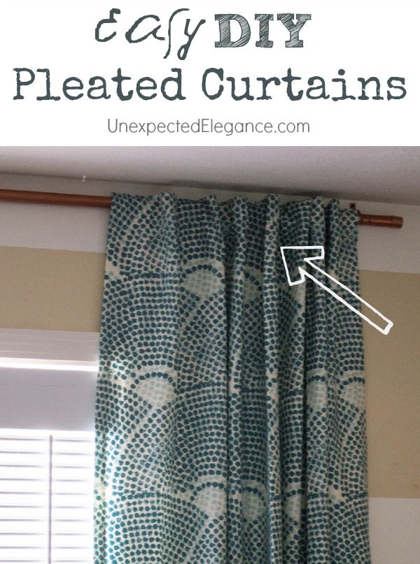 como fazer cortinas plissadas fceis