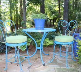 old furniture new paint, outdoor furniture, outdoor living, painted furniture