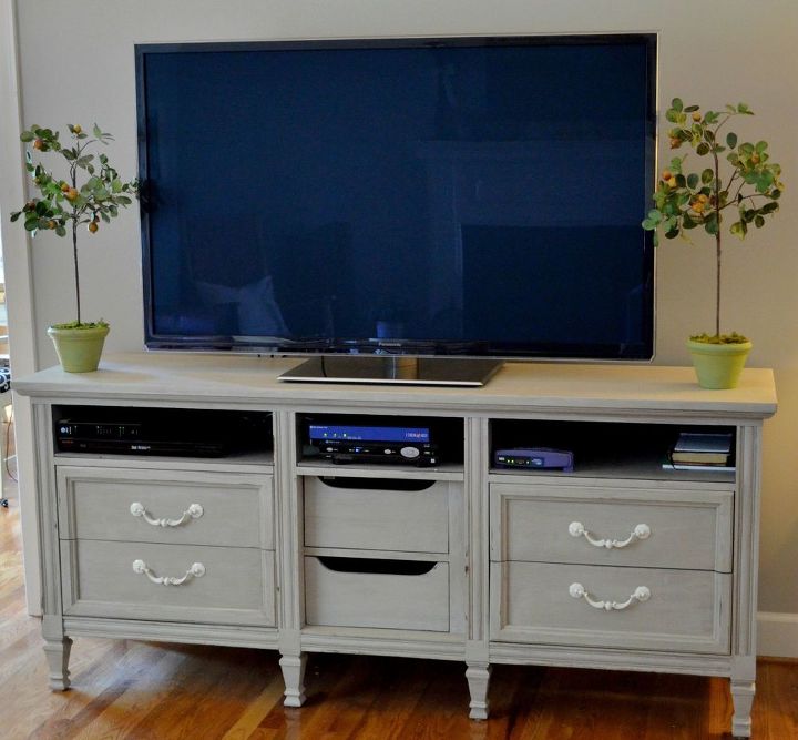 Dresser Turned TV Stand Upcycle | Hometalk