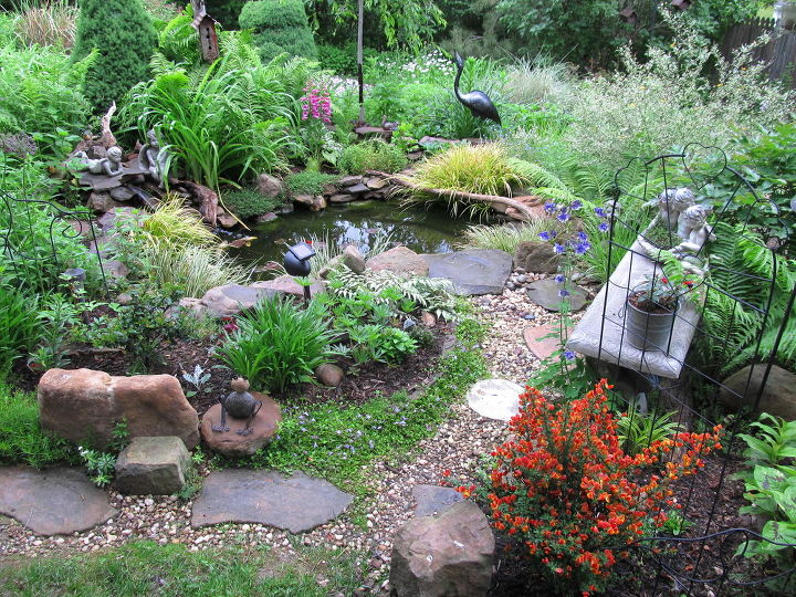 my pond in may, gardening, outdoor living, ponds water features, The pond in May