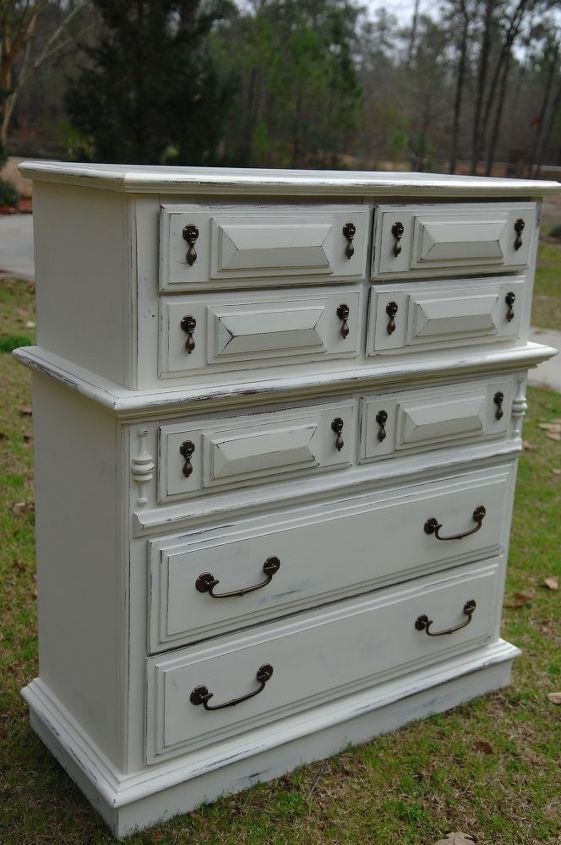 find worn out furniture and give it new life, painted furniture