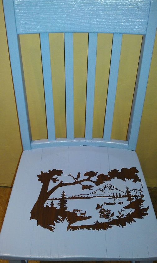 old chair re do, painted furniture